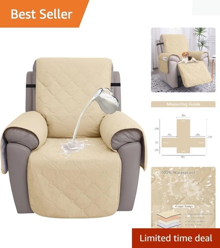 Non slip recliner cover - cover, with