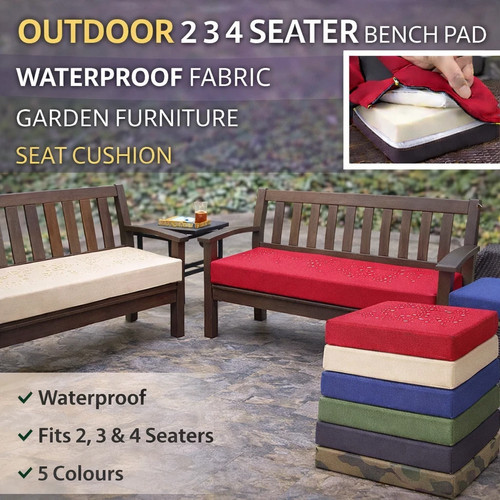 Waterproof bench pad rattan - waterproof,