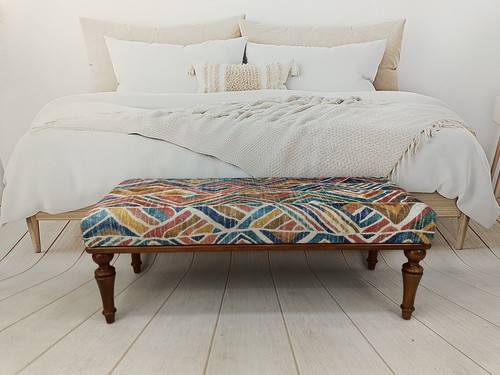 Footstool bench with - footstool,