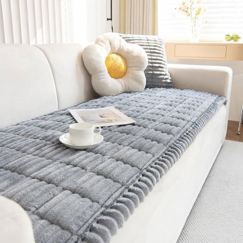 Soft corduroy sofa cover - soft,