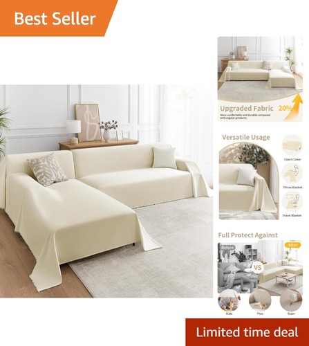 Luxury beige chenille piece - luxury,