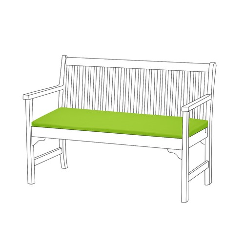 Lime seater garden bench - lime,