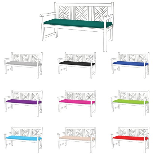 Seater garden bench pad - 3,