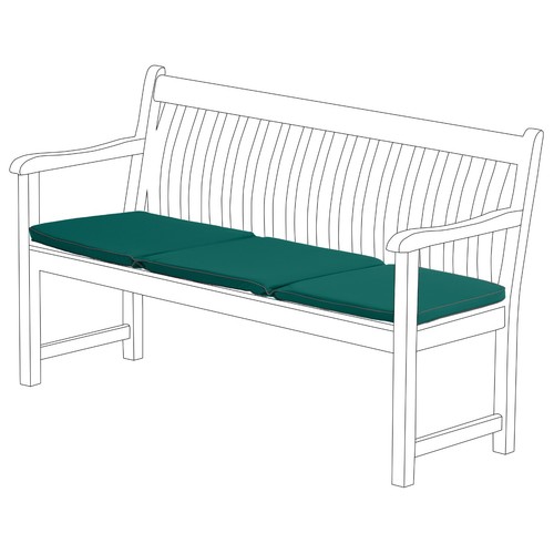 Green seater garden - garden, bench