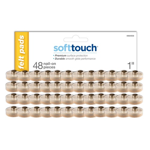 Round nail on - 1", felt