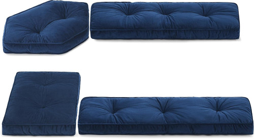 Blue piece breakfast nook - blue,
