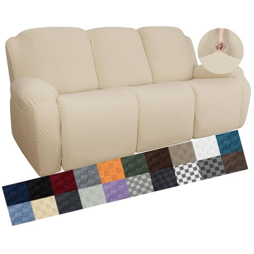 Jacquard recliner sofa - jacquard,