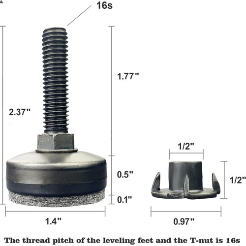 Pack adjustable leveling - 8,